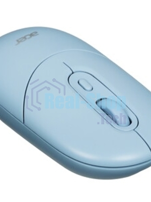Мышь беспроводная Acer OMR301 синий, 1600 dpi, радиоканал, Bluetooth, USB, кнопки - 4