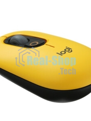 Мышь беспроводная Logitech POP Mouse желтый, 4000 dpi, Bluetooth, кнопки - 4