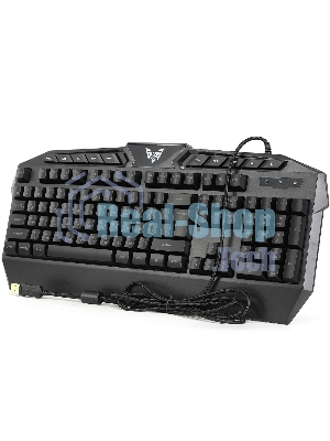 Клавиатура проводная CROWN CMGK-404, USB, черный