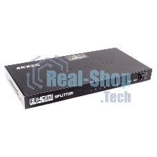 Разветвитель HDMI Cablexpert DSP-8PH4-03, HD19F/8x19F, 1 компьютер => 8 мониторов, Full-HD, 3D, 1.4v, каскадируемый