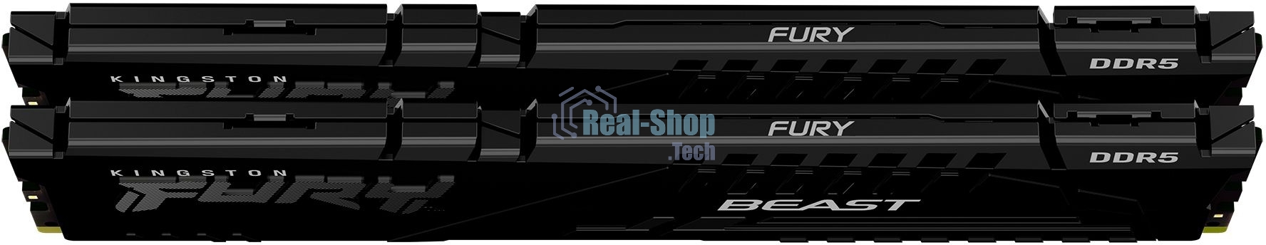 Оперативная память Kingston Fury Beast, DDR5, 64GB (2x32GB), 5200MHz, CL40, DIMM, с радиаторами, черный