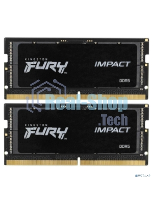 Оперативная память Kingston Fury Impact, DDR5, 32GB (2x16GB), 5600MHz, CL40, SO-DIMM