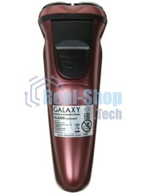 Электробритва Galaxy Line GL 4209, серебряный с черным, роторная, аккумуляторная, 5 Вт, Li-Ion аккумулятор емкостью 600 мА*ч, время непрерывной работы до 1,5 ч, ножи из нержавеющей стали, 3 независимые плавающие головки, возможность промывки бреющего блока, индикатор заряда и работы, встроенный триммер для подравнивания висков, USB зарядка