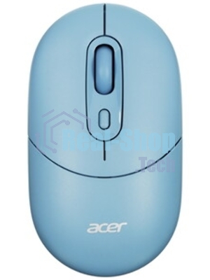 Мышь беспроводная Acer OMR301 синий, 1600 dpi, радиоканал, Bluetooth, USB, кнопки - 4
