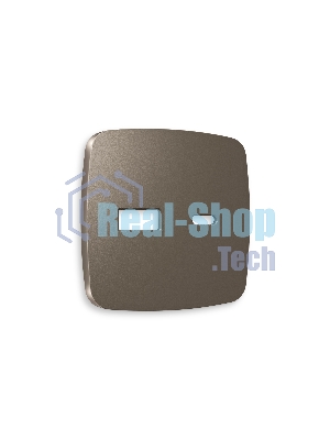Лицевая панель OMEGA (Темная бронза матовый) для розетки 2USB тип A+C QUANT OP6410