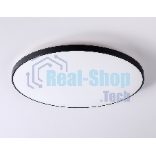 Потолочный светодиодный светильник Ambrella light FZ1227 BK черный IP44 43W 4200K D455*60 (Без ПДУ)