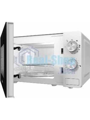 Микроволновая печь Gorenje MO20E2W белый, 20 л, 800 Вт, переключатели - поворотный механизм