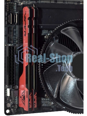 Оперативная память Patriot Viper Elite II, DDR4, 8GB (1x8 GB), 3200 MHz, CL18, DIMM, радиатор, красный/черный
