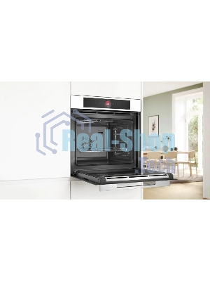 Встраиваемый духовой шкаф электрический Bosch Serie 8 HBG7341W1 белый