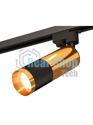 Светильник Ambrella light XT6302070 SBK/PYG черный песок/золото желтое полированное MR16 GU5.3