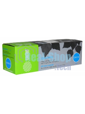 Картридж лазерный Cactus CS-CF411X голубой (5000 стр.) для HP HP CLJ Pro M452dn/M452dw/M477fdn/M477fdw