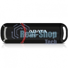 Флешка USB ADATA UV150 (AUV150-64G-RBK), 64Gb, USB 3.0, R/W 100/40, черный
