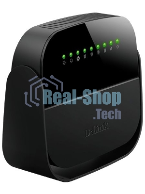 Роутер беспроводной D-Link DSL-2640U/R1A ADSL2+ черный ANNEX А