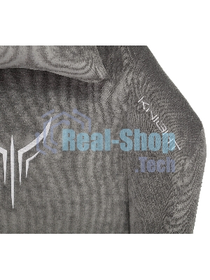 Кресло Бюрократ Knight N1 Fabric серый, ткань, 120 кг, механизм качания