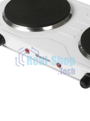Плита настольная электрическая Blackton Bt HP217W белый, 2 кВт, ТЭН, конфорки - 2, эмаль, поворотные переключатели