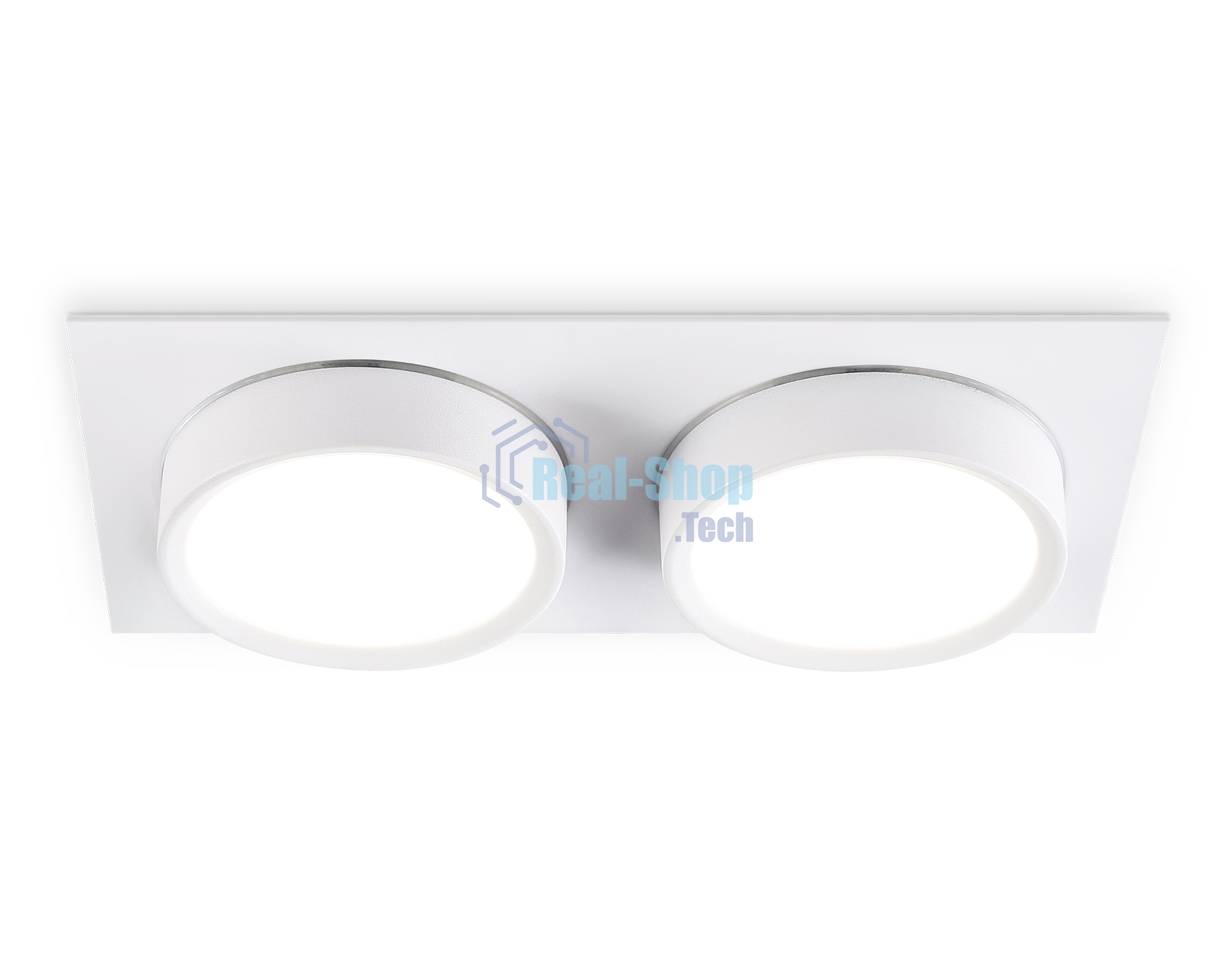 Светильник Ambrella light TN6741/2 WH белый IP44 GX53/2 210*110*57