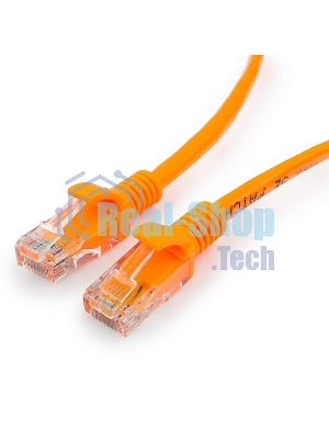 Патч-корд UTP Cablexpert PP12-0.5M/O cat.5e, 0.5м, литой, многожильный, оранжевый