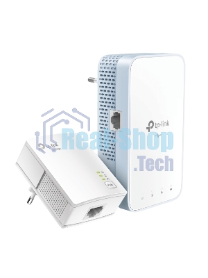 Комплект гигабитных TP-Link Wi‑Fi Powerline адаптеров AV1000 Gigabit Powerline ac Wi-Fi Kit, Dual band 802.11ac Wi-Fi - AC750 dual band Wi-Fi (433Mbps on 5GHz & 300Mbps on 2.4GHz)(TL-WPA7517 & TL-PA7017)