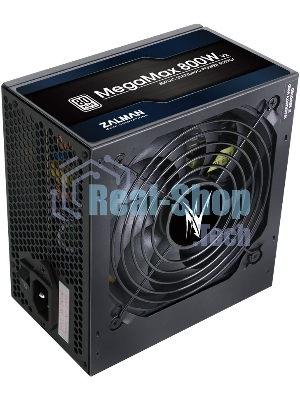 Блок питания Zalman MegaMax 800W RTL (ZM800-TXII V2), 800Вт, 80 PLUS, 120мм, черный