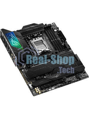 Материнская плата ASUS ROG STRIX X670E-F GAMING WIFI, AM5, AMD X670, 4xDDR5, 4xSATA, 4xM.2, 1xPCIe 5.0 x16, 1xPCIe 4.0 x4, 1xHDMI, 1xDP, 1x 2.5Gb LAN, 2xUSB-C 3.2 Gen 2, 2xUSB-C 3.2 Gen 2x2, 2xUSB-A 2.0, 7xUSB-A 3.2 Gen 2, 5x3.5 мм, 7.1, ATX