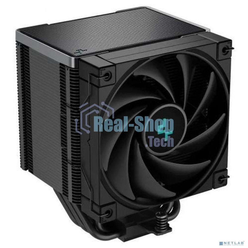 Кулер для процессора DEEPCOOL AK500 ZERO DARK черный, 120 мм, алюминий/медь, 1850 об/мин, 31.5 дБ, 4 pin, 240 Вт, 158 мм