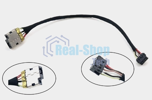 Разъем для ноутбука HP 250 255 G2 G3 15-G 15-R с кабелем