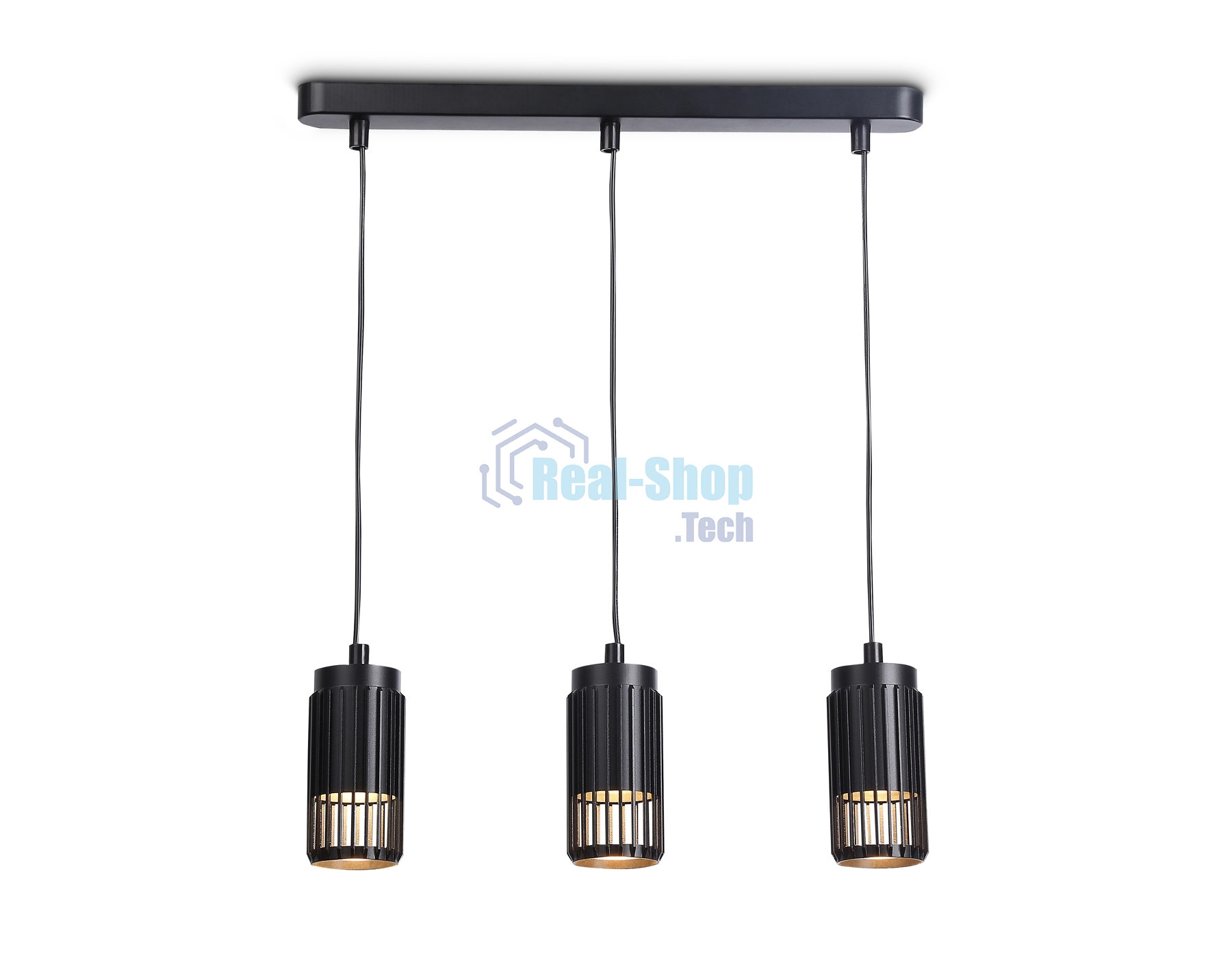 Светильник Ambrella light TN51699/3 BK черный GU10/3 400*60*1120