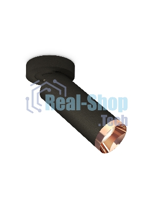 Светильник Ambrella Light XM6343205 SBK/PPG черный песок/золото розовое полированное MR16 GU5.3 (A2229, C6343, N6135)