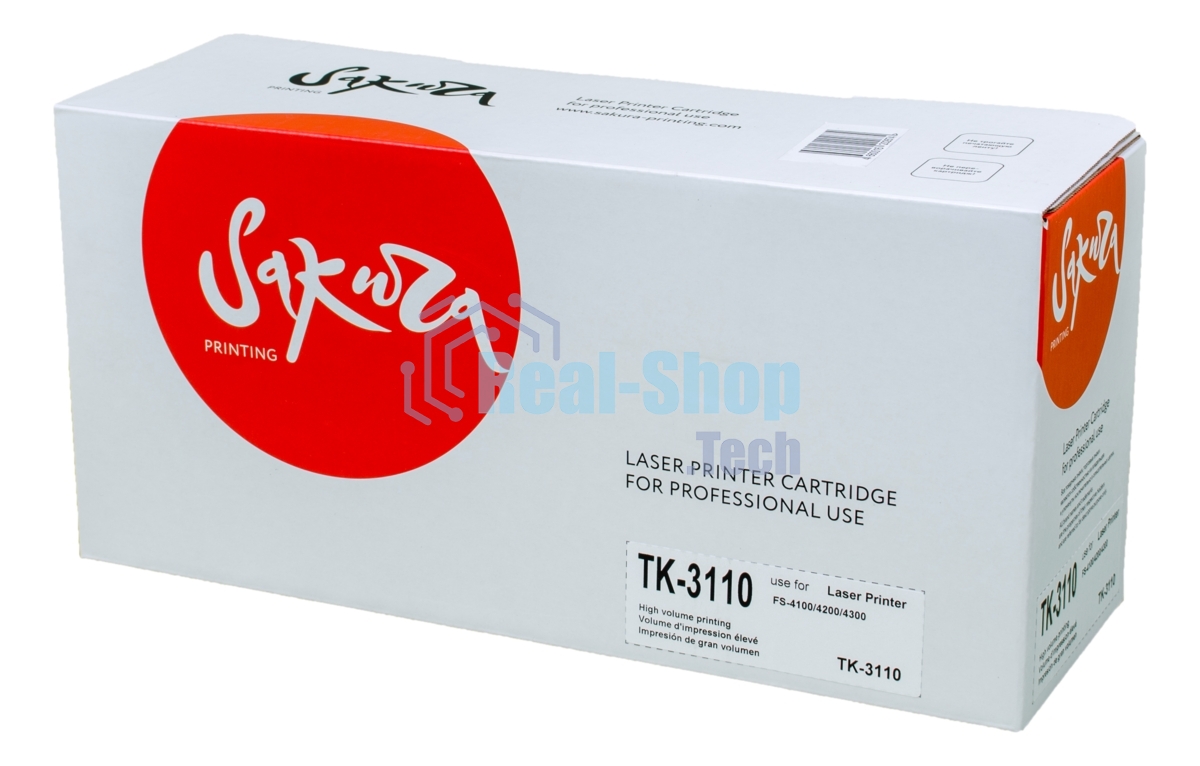 Картридж Sakura TK3110 для Kyocera Mita FS4100DN, черный, 15500 к.