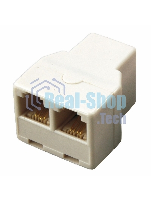 Телефонный двойник Rexant RJ-14(6P4C) (гнездо - 2 гнезда)