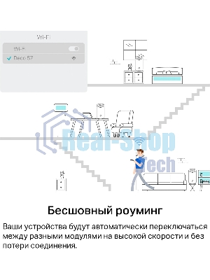 Домашняя Mesh Wi-Fi система TP-Link Deco S7(3-pack) AC1900