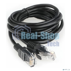 Патч-корд CCA light UTP Гарнизон PC-UTP-5e-2-BK cat.5e, 2м, литой, многожильный черный