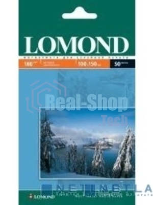 Фотобумага Lomond односторонняя матовая, 180г/м2,A6 (10X15)/50л. для струйной печати