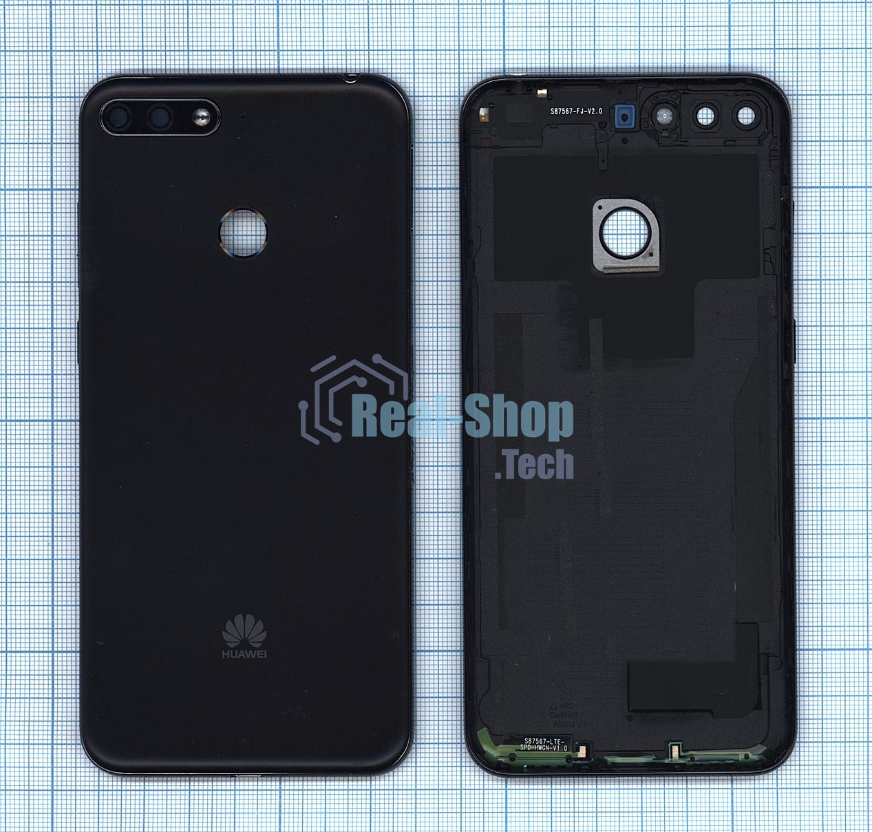 Задняя крышка для Huawei Y6 2018 черный