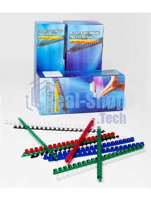 Пружины для переплета пластиковые Office Kit 38мм (на 281-340 листов) белый (50шт) (BP2111)
