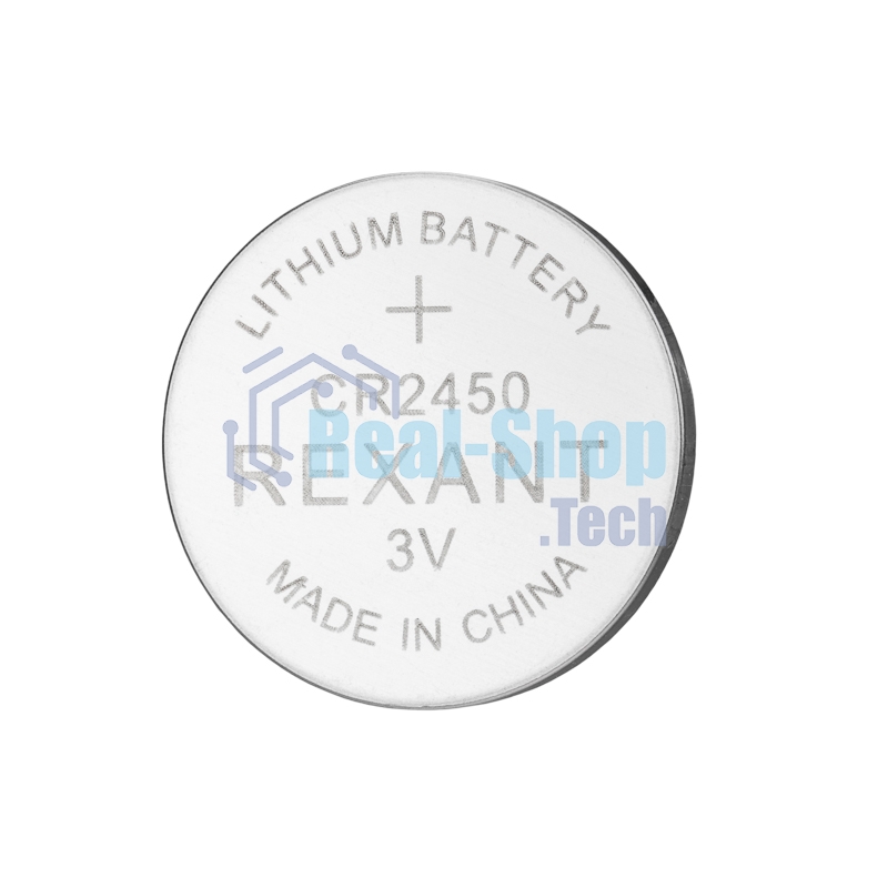 Батарейка литиевая Rexant CR2450 3В блистер 5 шт.