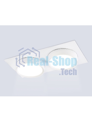 Светильник Ambrella light TN6741/2 WH белый IP44 GX53/2 210*110*57