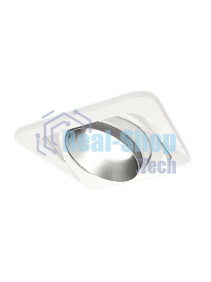 Комплект встраиваемого поворотного светильника Ambrella light XC7658023 SWH/MCH белый песок/хром матовый MR16 GU5.3 (C7658, N7033)