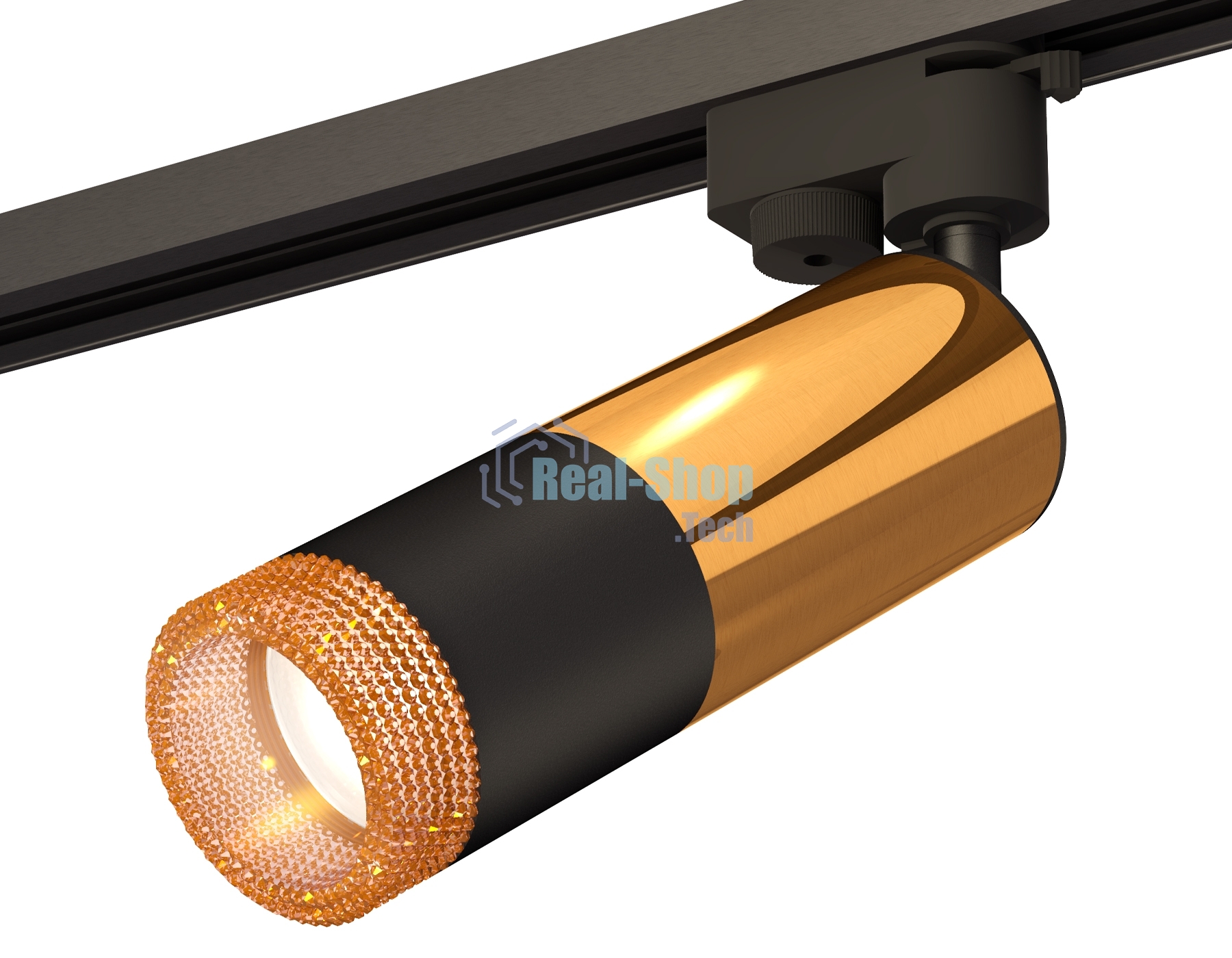 Светильник Ambrella light XT6302071 SBK/PYG/CF черный песок/золото желтое полированное/кофе MR16 GU5.3