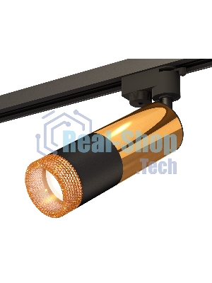 Светильник Ambrella light XT6302071 SBK/PYG/CF черный песок/золото желтое полированное/кофе MR16 GU5.3