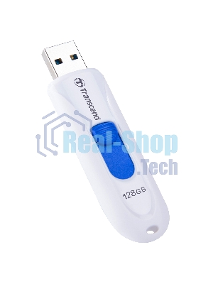 Флешка USB Transcend Jetflash 790 (TS128GJF790W), 128Gb, USB 3.0, R/W 90/40, белый