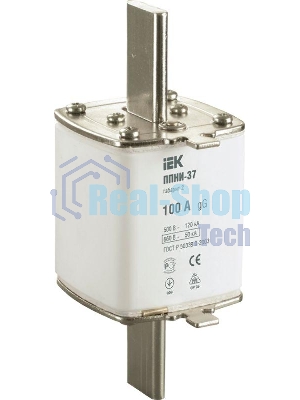 Вставка плавкая ППНИ-37 100А габарит 2 IEK DPP40-100
