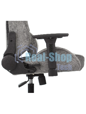 Кресло Бюрократ Knight N1 Fabric серый, ткань, 120 кг, механизм качания