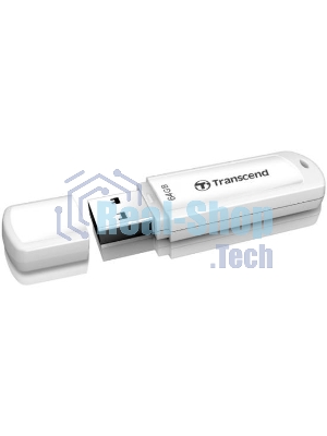 Флешка USB Transcend JetFlash 730 (TS64GJF730), 64Gb, USB 3.0, R/W 80/25, белый