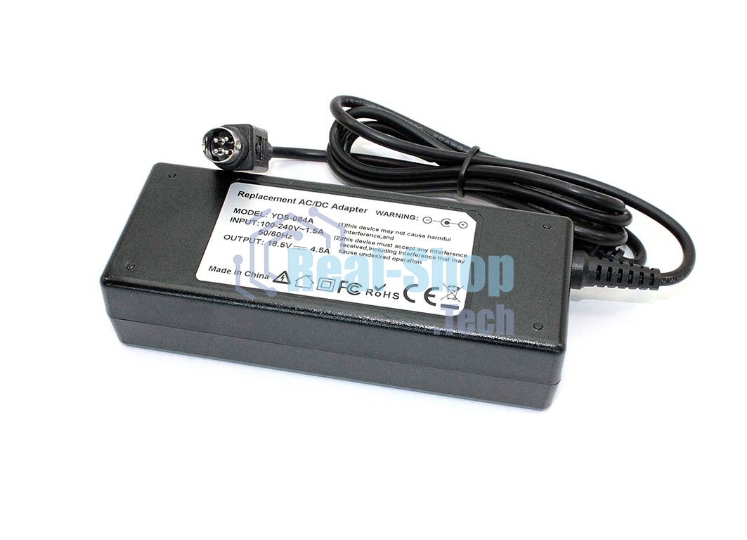 Блок питания (сетевой адаптер) для ноутбуков HP 18.5V 4.5A 4pin 83W OEM