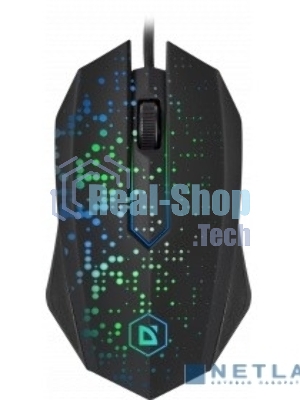 Мышь проводная Defender Event MB-754 черный, 1000 dpi, USB, кнопки - 3