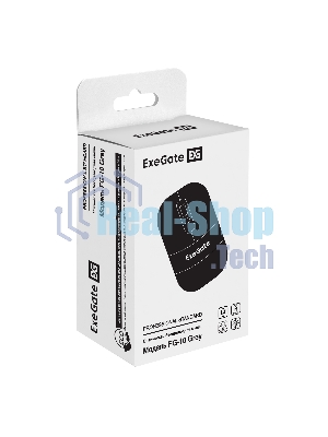 Мышь беспроводная ExeGate Professional Standard FG-10 черный, 1200 dpi, радиоканал, USB, кнопки - 4