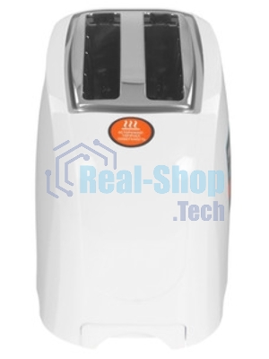 Тостер Centek СТ-1420 белый, 750 Вт, 2 слота
