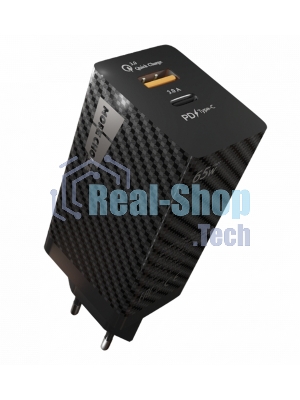 Сетевое зарядное устройство MORE CHOICE (4620202553454) NC67 СЗУ 1Type-C 3.0A PD 20W, черный