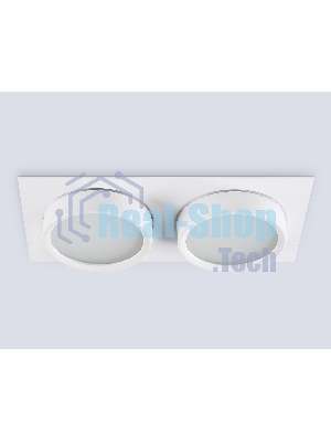 Светильник Ambrella light TN6741/2 WH белый IP44 GX53/2 210*110*57